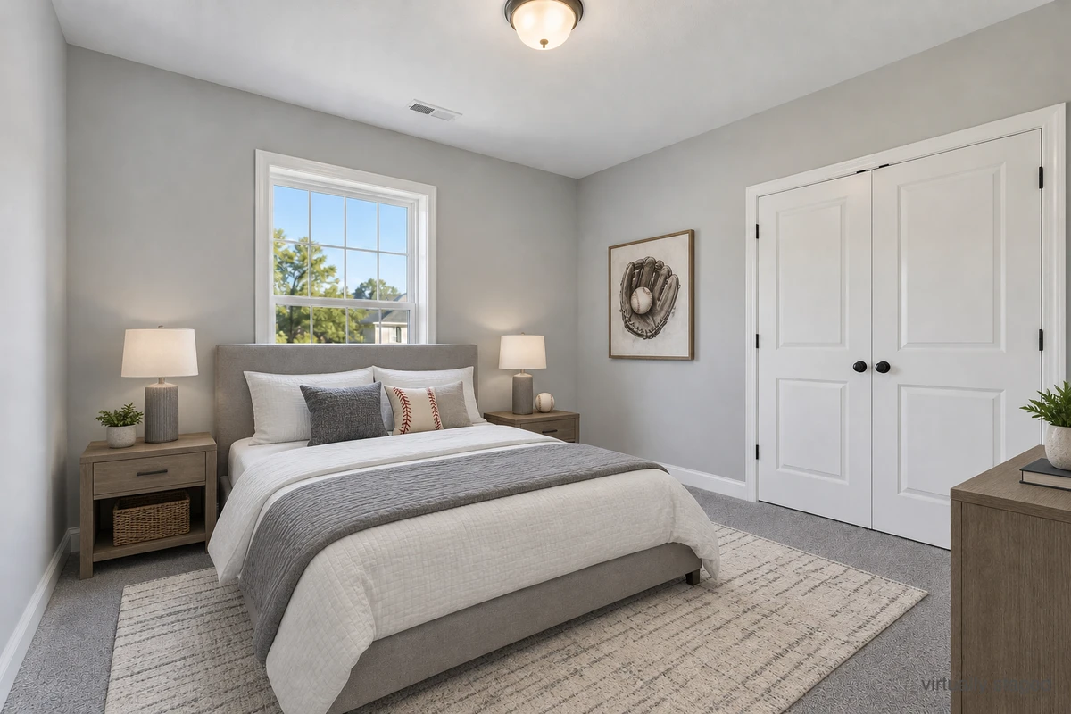 Baseball bedroom theme example