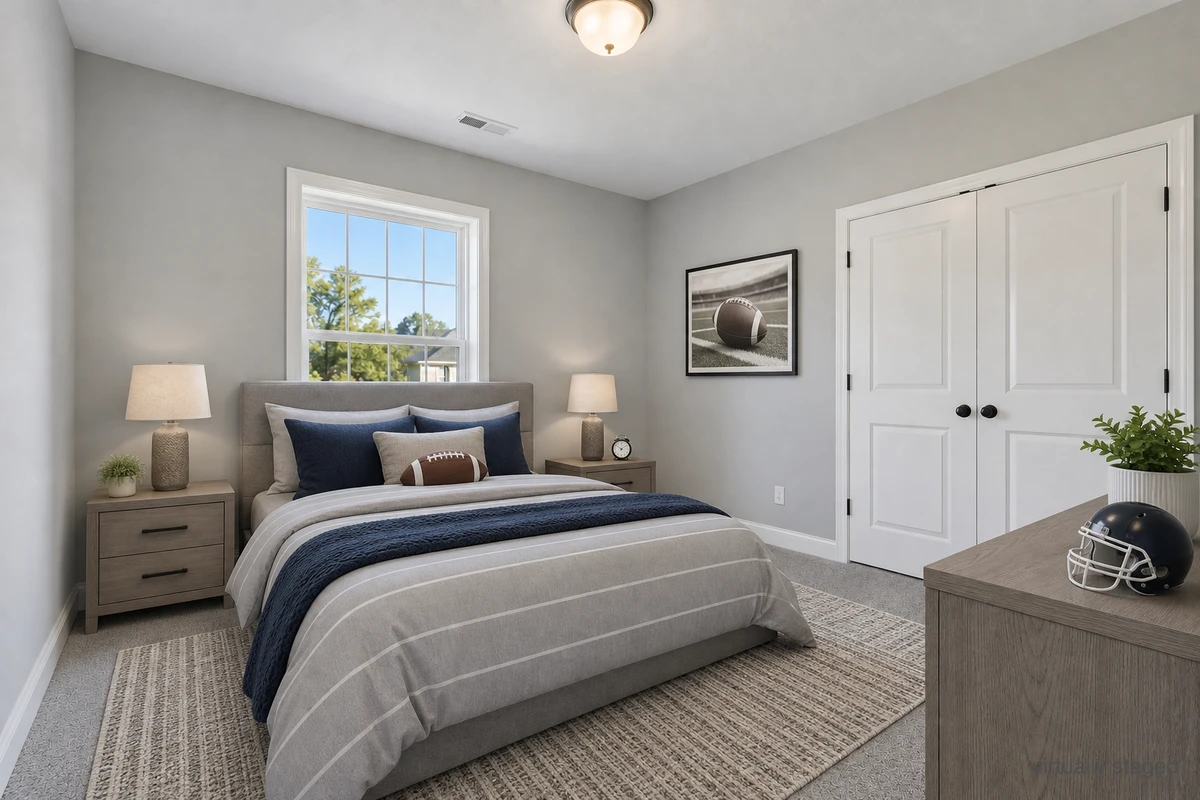 Football bedroom theme example