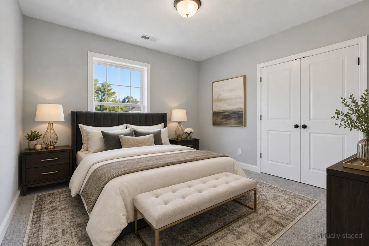 Luxury style bedroom example