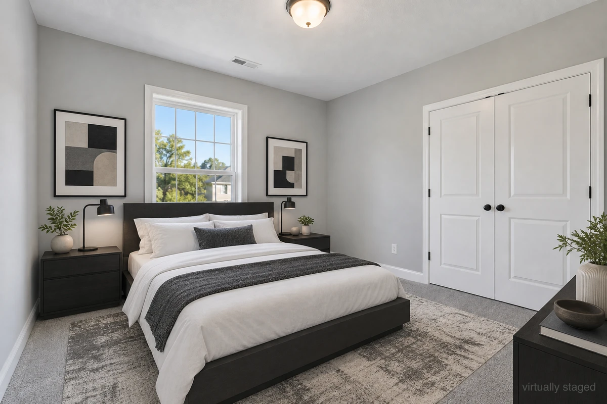 Modern style bedroom example